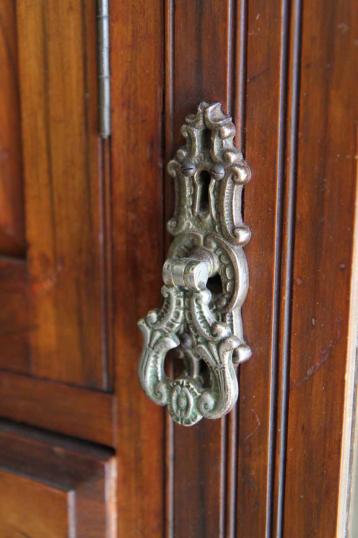 Colonial Kauri Wardrobe with Carved Door Panels